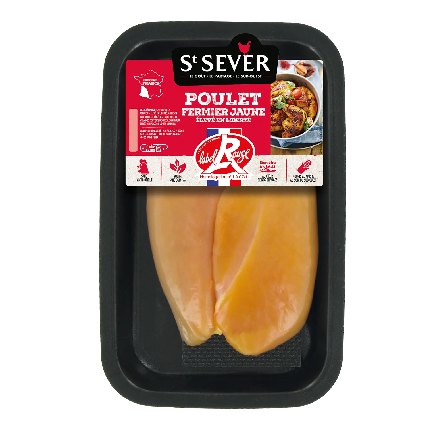 Poulets Fermiers Label Rouge St SEVER